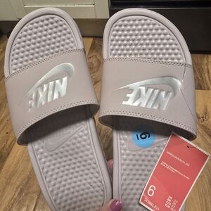 Nike Women's Light Pink Slippers